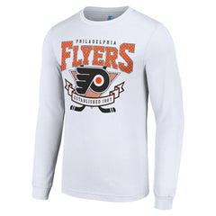 Philadelphia Flyers Starter Team Logo Graphic Long Sleeve T-Shirt For Sale