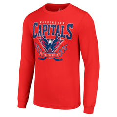 Washington Capitals Starter Team Logo Graphic Long Sleeve T-Shirt For Sale
