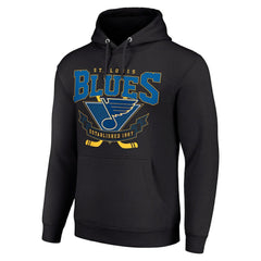 St. Louis Blues Starter Team Logo Graphic Fleece Tri-Blend Pullover Hoodie Sale