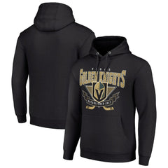 Vegas Golden Knights Starter Team Logo Graphic Fleece Tri-Blend Pullover Hoodie Outlet