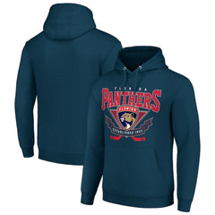 Florida Panthers Starter Team Logo Graphic Fleece Tri-Blend Pullover Hoodie Online