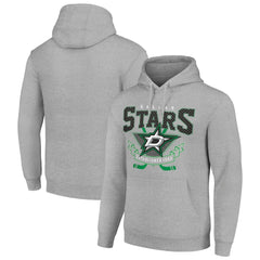 Dallas Stars Starter Team Logo Graphic Fleece Tri-Blend Pullover Hoodie For Sale