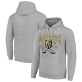 Vegas Golden Knights Starter Team Logo Graphic Fleece Tri-Blend Pullover Hoodie Outlet
