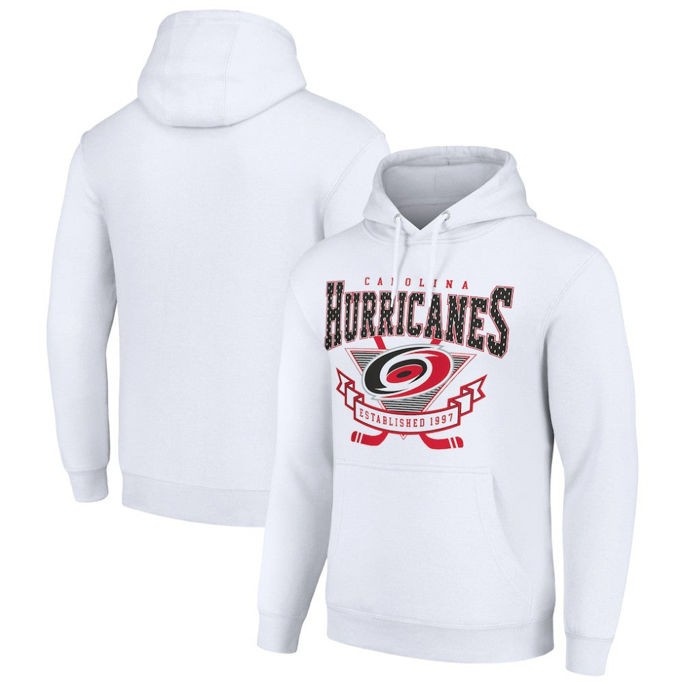 Carolina Hurricanes Starter Team Logo Graphic Fleece Tri-Blend Pullover Hoodie Online