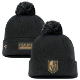 Vegas Golden Knights Fanatics Military Appreciation Cuffed Knit Hat with Pom Sale