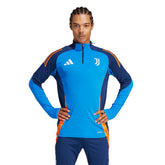 Juventus 2024/25 AEROREADY Raglan Quarter-Zip Training Top Blue - Adidas