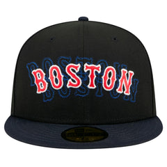 Boston Red Sox New Era Shadow Stitch 59FIFTY Fitted Hat | MLB Shop