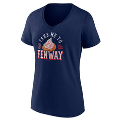 Boston Red Sox Women's Take Me to Fenway V-Neck T-Shirt | MLB Outlet