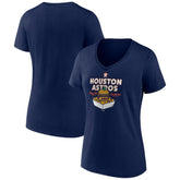 Houston Astros Women's Prime Rib Sandwich V-Neck T-Shirt | MLB Discount