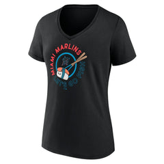 Miami Marlins Women's Let's Go Fish V-Neck T-Shirt | MLB Near me