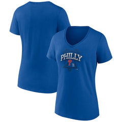 Philadelphia Phillies Women's Philly Cotton V-Neck T-Shirt | MLB Online
