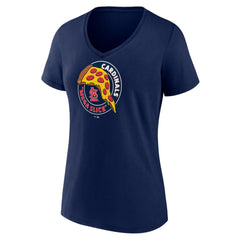 St. Louis Cardinals Women's Mega Slice V-Neck T-Shirt | MLB Outlet