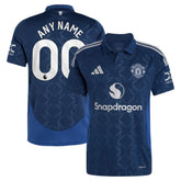 Manchester United 2024/25 Away Replica Custom Jersey Navy - Adidas