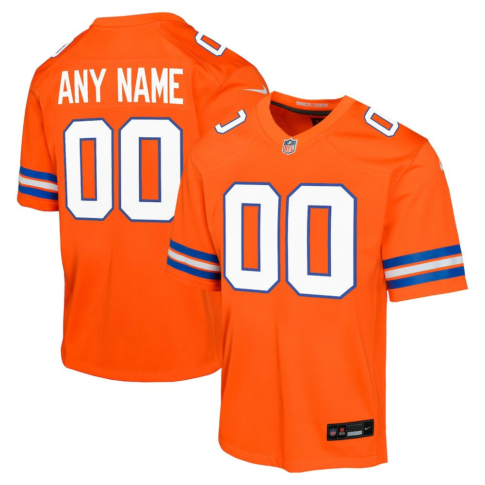 Denver Broncos Nike Youth Mile High Collection 1977 Throwback Custom Game Jersey