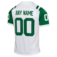 New York Jets Nike Youth Classic Alternate Custom Replica Jersey