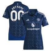 Manchester United Women's 2024/25 Away Replica Custom Jersey Navy - Adidas