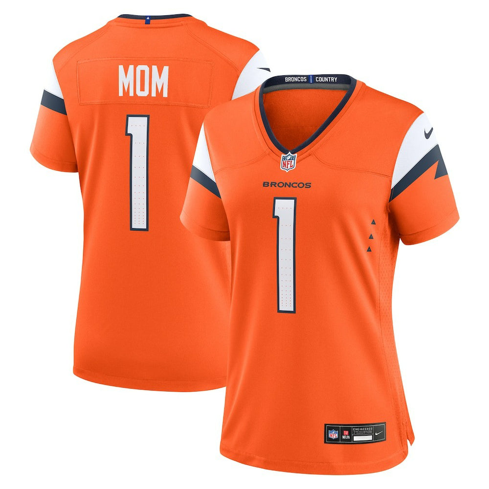 Denver Broncos Nike Women's #1 Mom Game Jersey