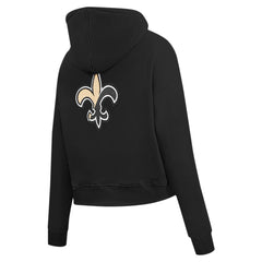 New Orleans Saints Pro Standard Women's Split Logo Full-Zip Hoodie