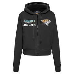 Jacksonville Jaguars Pro Standard Women's Split Logo Full-Zip Hoodie