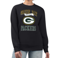 Green Bay Packers G-III 4Her by Carl Banks Women's Team Logo Graphic Tri-Blend Pullover Sweatshirt
