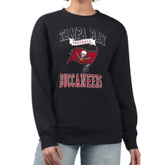 Tampa Bay Buccaneers G-III 4Her by Carl Banks Women's Team Logo Graphic Tri-Blend Pullover Sweatshirt