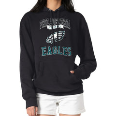 Philadelphia Eagles G-III 4Her by Carl Banks Women's Team Logo Graphic Fleece Tri-Blend Pullover Hoodie