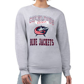 Columbus Blue Jackets G-III 4Her by Carl Banks Women's Team Logo Tri-Blend Fleece Pullover Sweatshirt Online