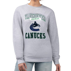 Vancouver Canucks G-III 4Her by Carl Banks Women's Team Logo Tri-Blend Fleece Pullover Sweatshirt Online
