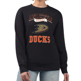 Anaheim Ducks G-III 4Her by Carl Banks Women's Team Logo Tri-Blend Fleece Pullover Sweatshirt Outlet