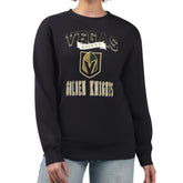 Vegas Golden Knights G-III 4Her by Carl Banks Women's Team Logo Tri-Blend Fleece Pullover Sweatshirt On Sale