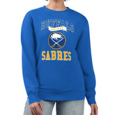 Buffalo Sabres G-III 4Her by Carl Banks Women's Team Logo Tri-Blend Fleece Pullover Sweatshirt Discount