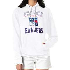 New York Rangers G-III 4Her by Carl Banks Women's Team Logo Tri-Blend Fleece Pullover Hoodie Discount