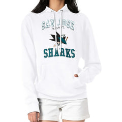 San Jose Sharks G-III 4Her by Carl Banks Women's Team Logo Tri-Blend Fleece Pullover Hoodie Discount