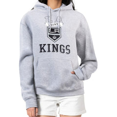 Los Angeles Kings G-III 4Her by Carl Banks Women's Team Logo Tri-Blend Fleece Pullover Hoodie For Sale