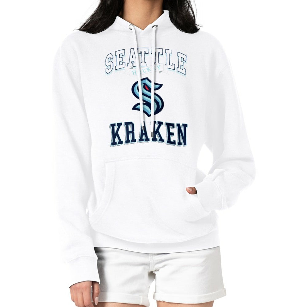 Seattle Kraken G-III 4Her by Carl Banks Women's Team Logo Tri-Blend Fleece Pullover Hoodie Sale