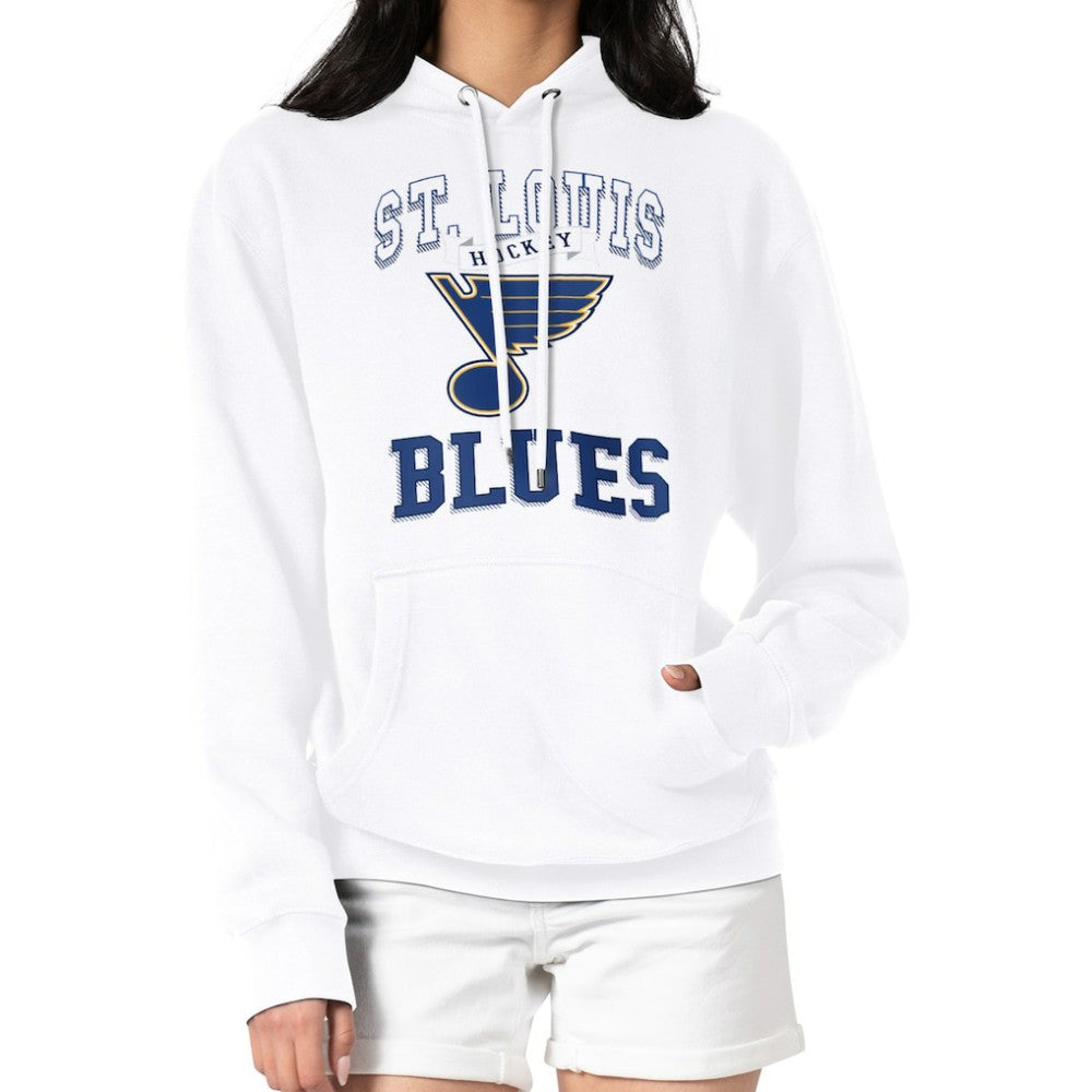 St. Louis Blues G-III 4Her by Carl Banks Women's Team Logo Tri-Blend Fleece Pullover Hoodie For Sale
