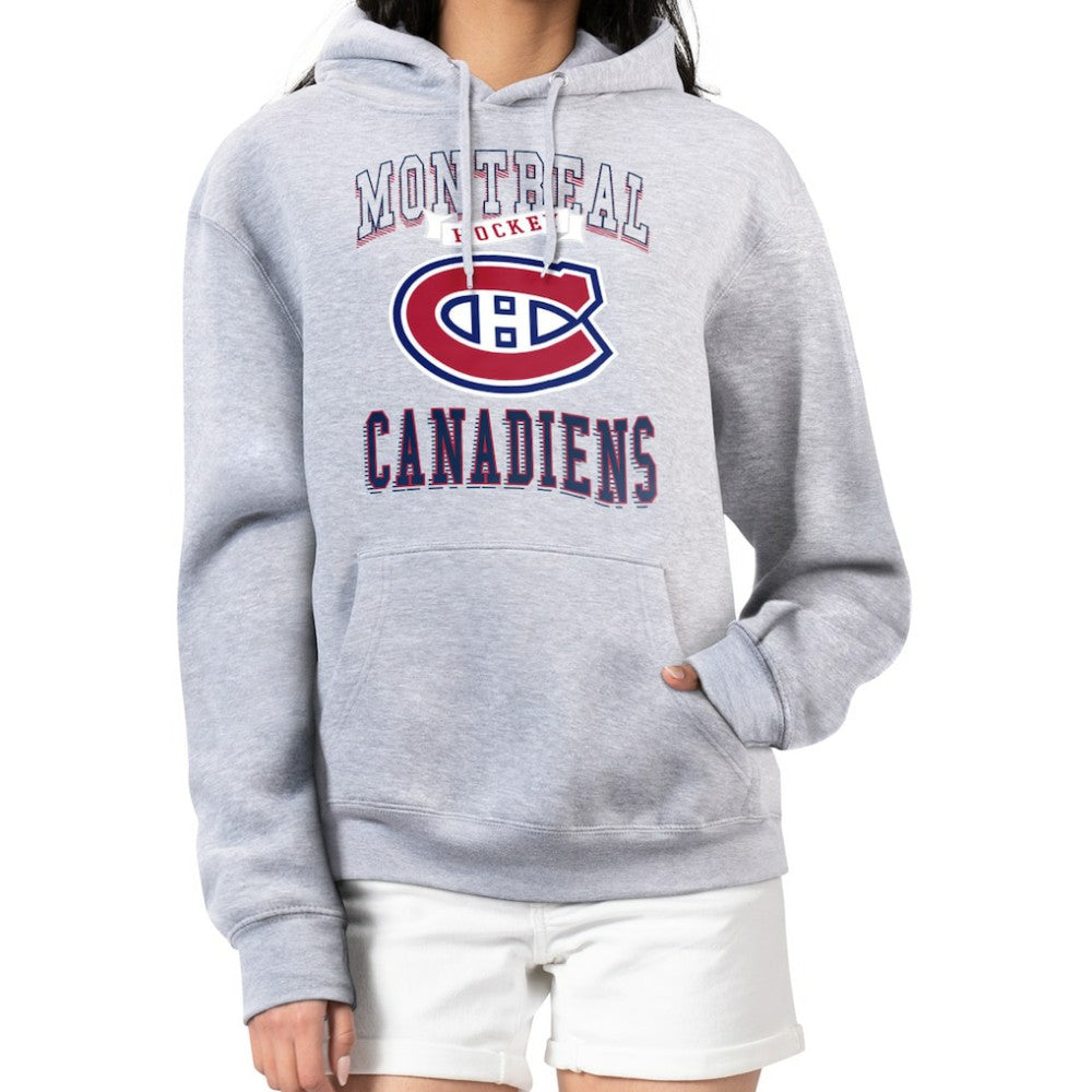 Montreal Canadiens G-III 4Her by Carl Banks Women's Team Logo Tri-Blend Fleece Pullover Hoodie Outlet