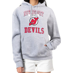 New Jersey Devils G-III 4Her by Carl Banks Women's Team Logo Tri-Blend Fleece Pullover Hoodie Discount