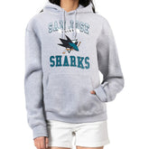 San Jose Sharks G-III 4Her by Carl Banks Women's Team Logo Tri-Blend Fleece Pullover Hoodie Sale