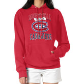 Montreal Canadiens G-III 4Her by Carl Banks Women's Team Logo Tri-Blend Fleece Pullover Hoodie Sale