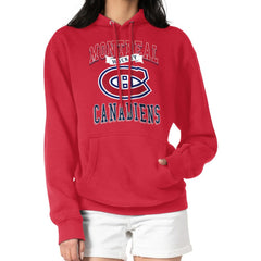 Montreal Canadiens G-III 4Her by Carl Banks Women's Team Logo Tri-Blend Fleece Pullover Hoodie Sale