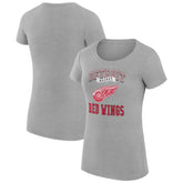 Detroit Red Wings G-III 4Her by Carl Banks Women's Super-Slim Fit Lightweight Team Logo Graphic T-Shirt On Sale