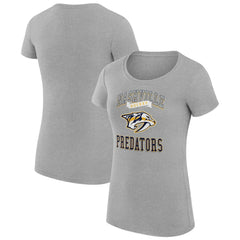 Nashville Predators G-III 4Her by Carl Banks Women's Super-Slim Fit Lightweight Team Logo Graphic T-Shirt Sale