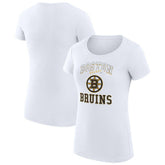 Boston Bruins G-III 4Her by Carl Banks Women's Super-Slim Fit Lightweight Team Logo Graphic T-Shirt Discount