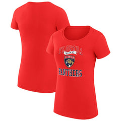 Florida Panthers G-III 4Her by Carl Banks Women's Super-Slim Fit Lightweight Team Logo Graphic T-Shirt Sale