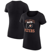 Philadelphia Flyers G-III 4Her by Carl Banks Women's Super-Slim Fit Lightweight Team Logo Graphic T-Shirt For Sale