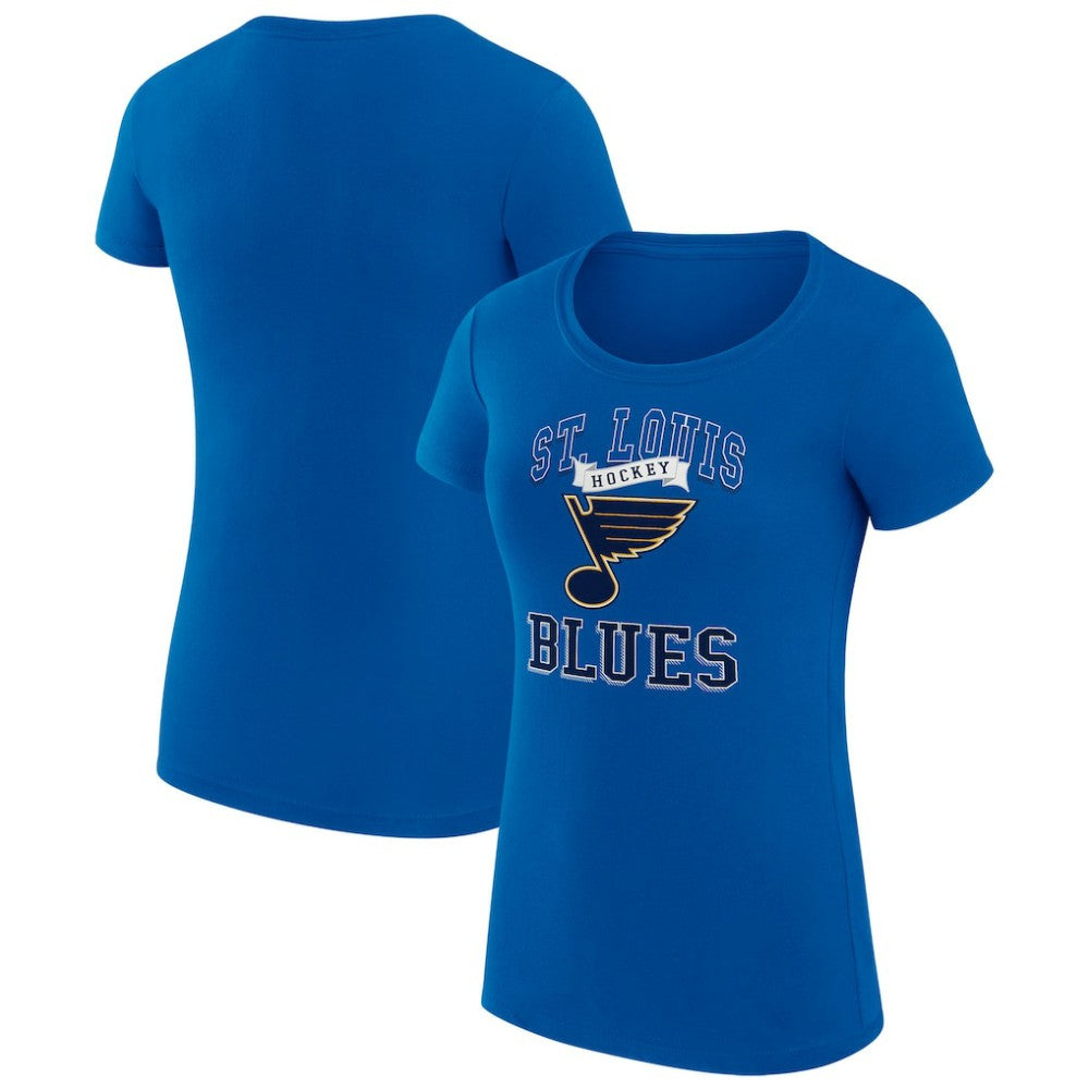 St. Louis Blues G-III 4Her by Carl Banks Women's Super-Slim Fit Lightweight Team Logo Graphic T-Shirt Sale