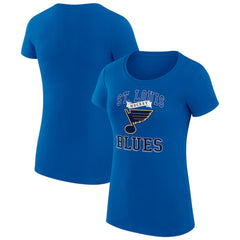 St. Louis Blues G-III 4Her by Carl Banks Women's Super-Slim Fit Lightweight Team Logo Graphic T-Shirt Sale