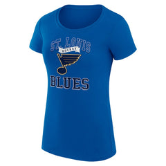 St. Louis Blues G-III 4Her by Carl Banks Women's Super-Slim Fit Lightweight Team Logo Graphic T-Shirt Sale