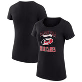 Carolina Hurricanes G-III 4Her by Carl Banks Women's Super-Slim Fit Lightweight Team Logo Graphic T-Shirt Discount
